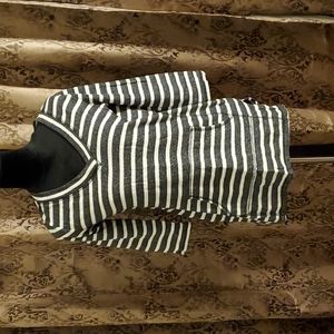 Nautical terry cloth pullover